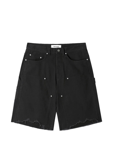  Tonywack Frayed Shorts - Black 