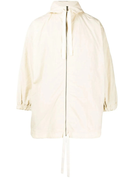  Toogood Hooded Drawstring Cotton Coat - Neutrals 