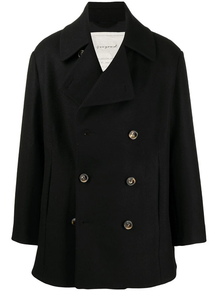  Toogood The Acrobat Double-breasted Coat - Black 