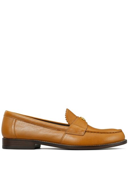  Tory Burch Classic Leather Loafers - Brown 
