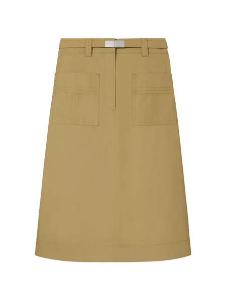  Tory Burch Cotton Camp Skirt - Neutrals 