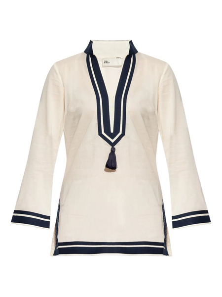  Tory Burch Cotton Mini Dress - Neutrals 