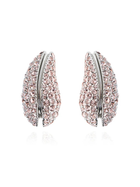  Tory Burch Crystal-embellished Earrings - Silver 