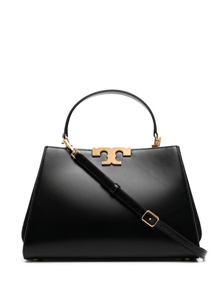  Tory Burch Eleanor Leather Satchel Bag - Black 