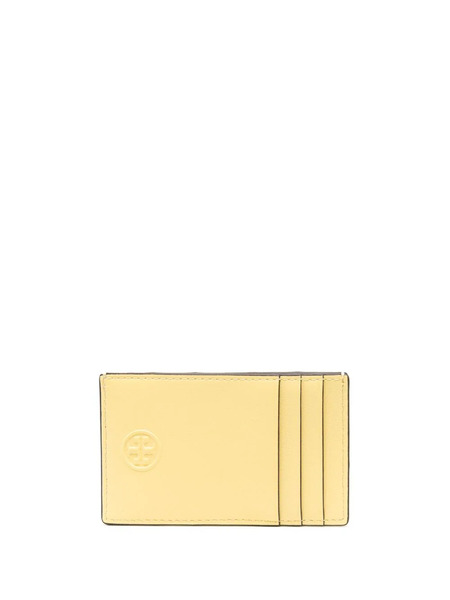  Tory Burch Fleming Diamond-pattern Cardholder - Yellow 