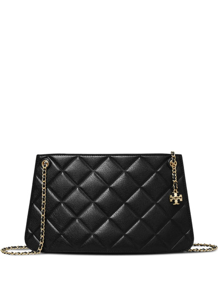  Tory Burch Fleming Quilted Shoulder Bag - Black 