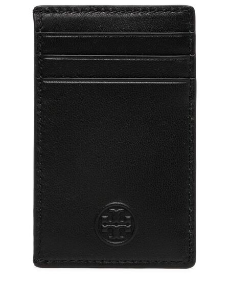  Tory Burch Fleming Soft Card Holder - Black 