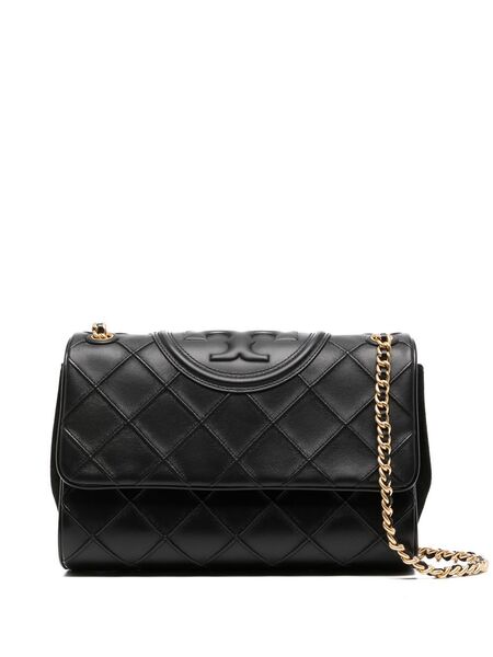  Tory Burch Fleming Soft Convertible Shoulder Bag - Black 