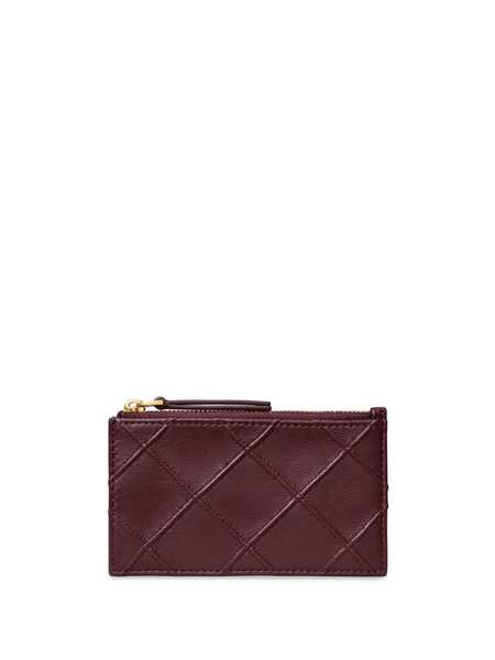  Tory Burch Fleming Soft Wallet - Red 