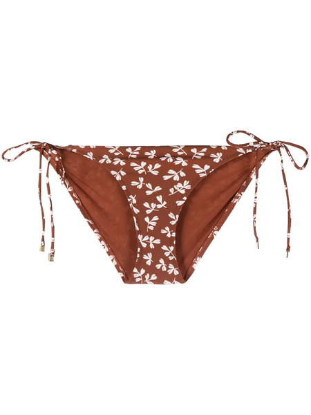  Tory Burch Floral Bikini Bottoms - Brown 