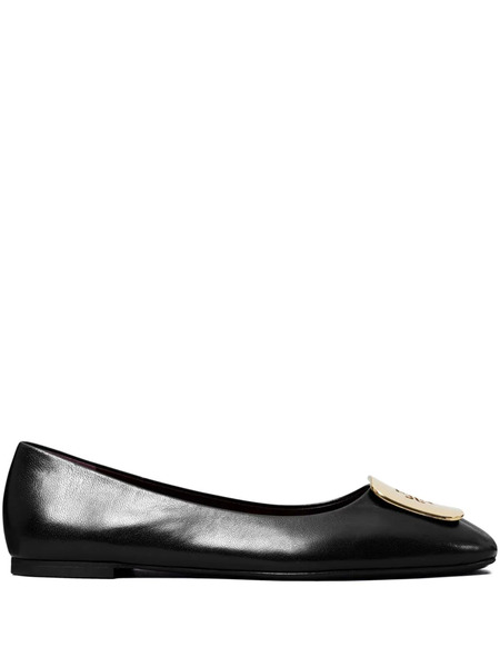  Tory Burch Georgia Ballerina Shoes - Black 