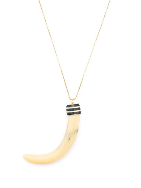  Tory Burch Horn-pendant Necklace - Gold 