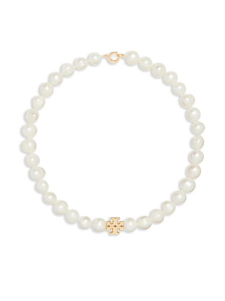  Tory Burch Kira Pearl Necklace - Neutrals 