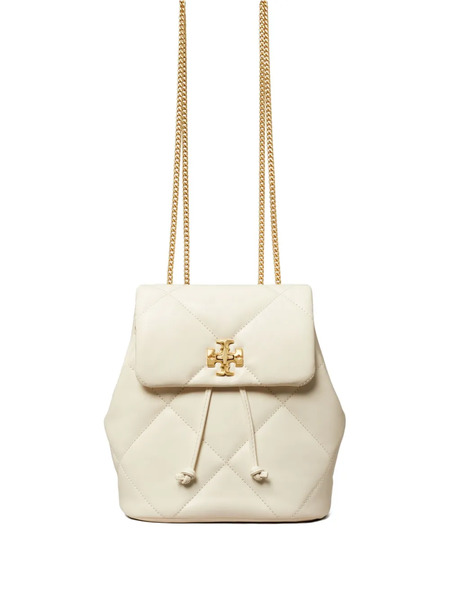  Tory Burch Kira Quilted Leather Backpack - White 