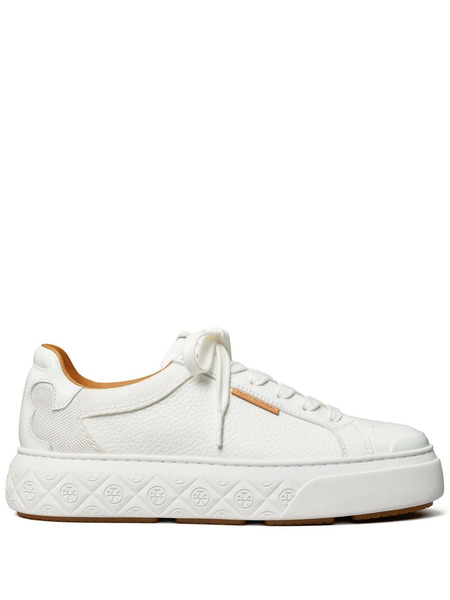  Tory Burch Ladybug Platform Sneakers - White 