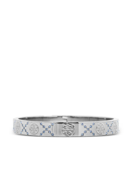  Tory Burch Logo-embossed Bracelet - Silver 