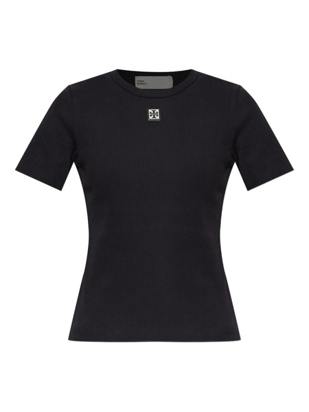  Tory Burch Logo-patch T-shirt - Black 