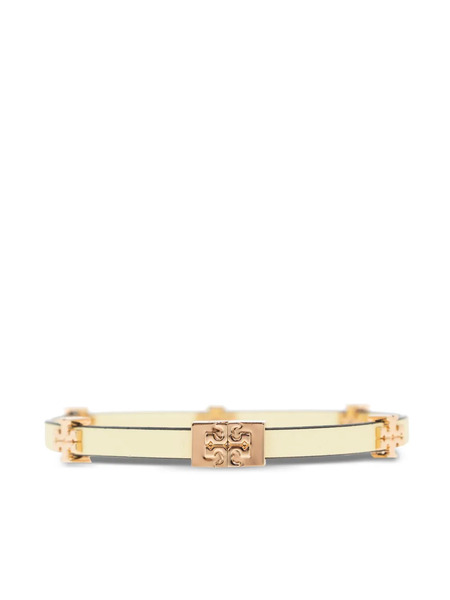  Tory Burch Logo-plaque Bracelet - Yellow 