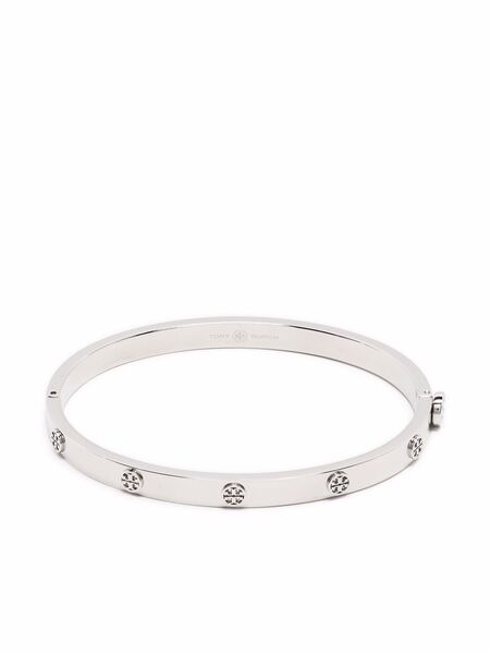  Tory Burch Miller 5mm Hinge Bracelet - Silver 