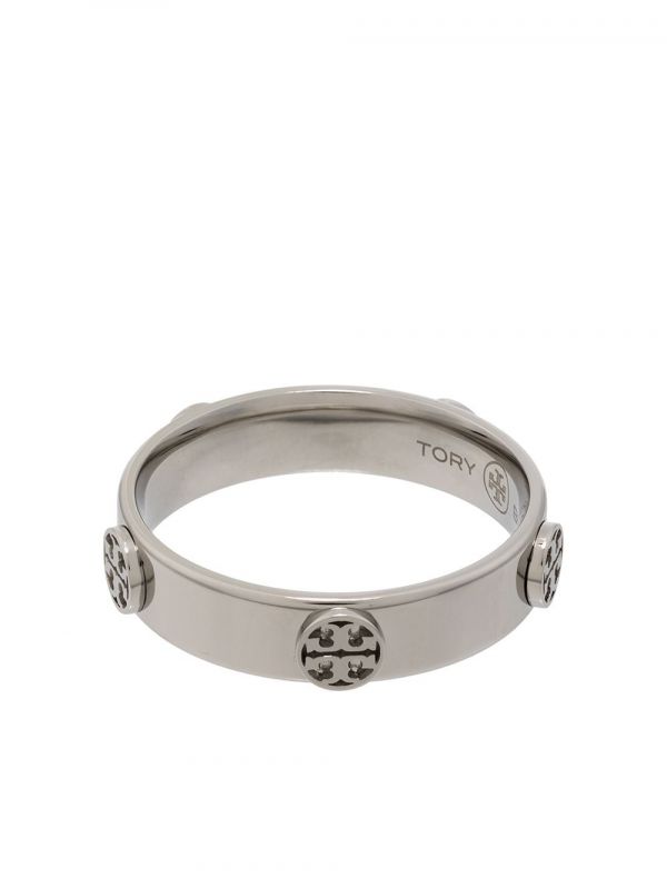  Tory Burch Miller Studded Ring - Silver 