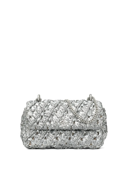  Tory Burch Mini Kira Cross Body Bag - Silver 