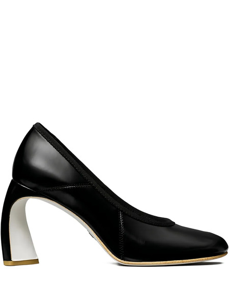  Tory Burch 90mm Peep-toe Heeled Pumps - Black 
