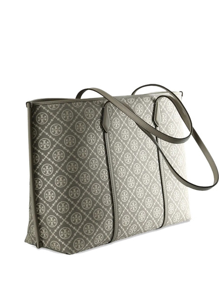  Tory Burch Monogram Print Tote Bag - Grey 