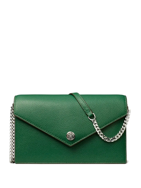  Tory Burch Pebble Envelope Chain Mini Bag - Green 