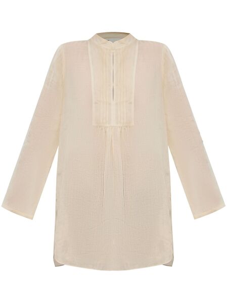  Tory Burch Pleat Detailing Tunic - Neutrals 