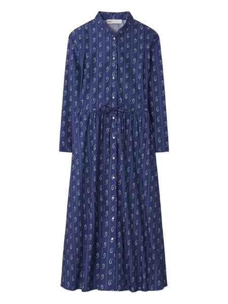  Tory Burch Printed Cotton Beach Dress - Blue 