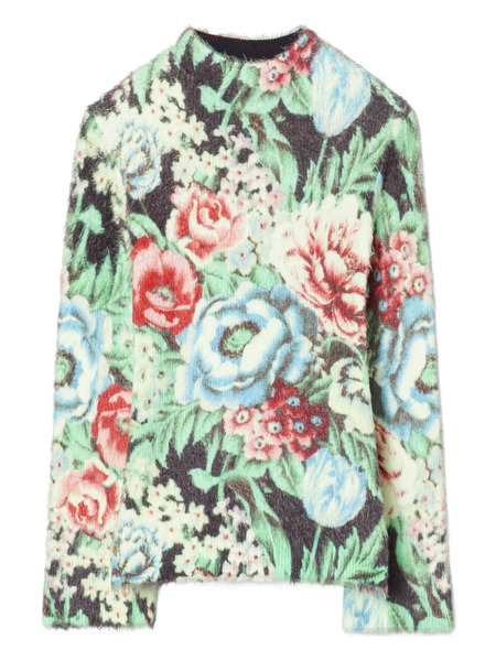  Tory Burch Printed Sweater - Black 