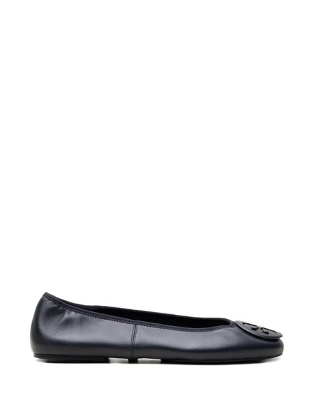  Tory Burch Reva Logo-plaque Ballet Flats - Blue 