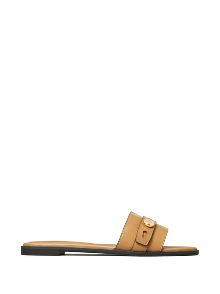  Tory Burch Romy Button Strap Slide - Neutrals 