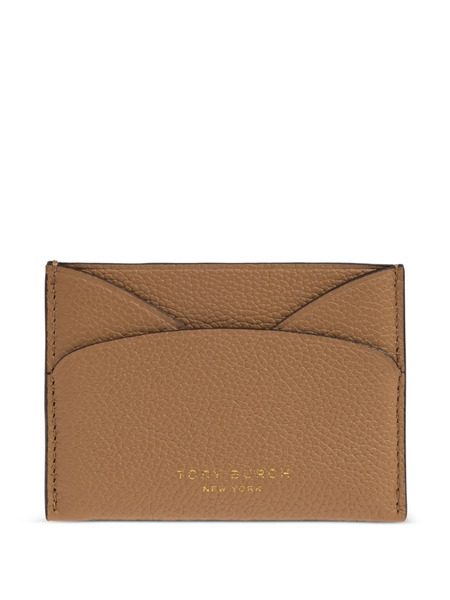  Tory Burch Romy Leather Card Holder - Brown 