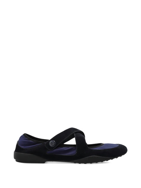  Tory Burch Romy Round-toe Strap Ballet Flats - Blue 