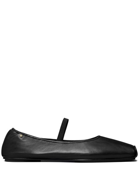  Tory Burch Runway Ballerina Shoes - Black 