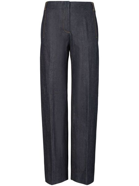  Tory Burch Selvedge Straight-leg Jeans - Blue 