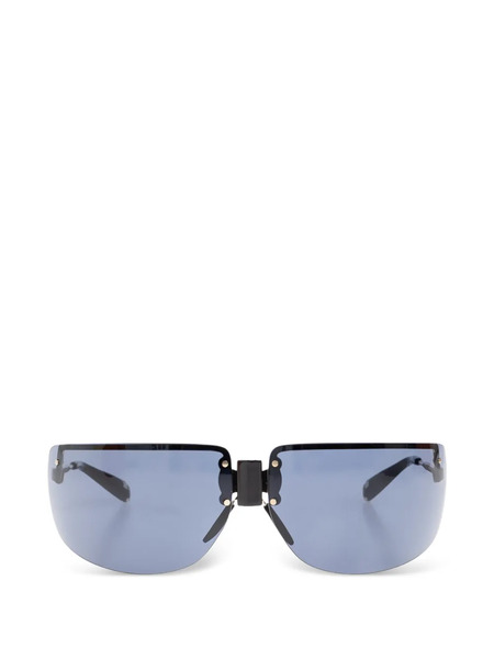  Tory Burch Shield Runway Sunglasses - Blue 