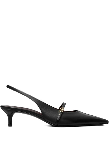  Tory Burch Slingback Buckle Shoes - Black 