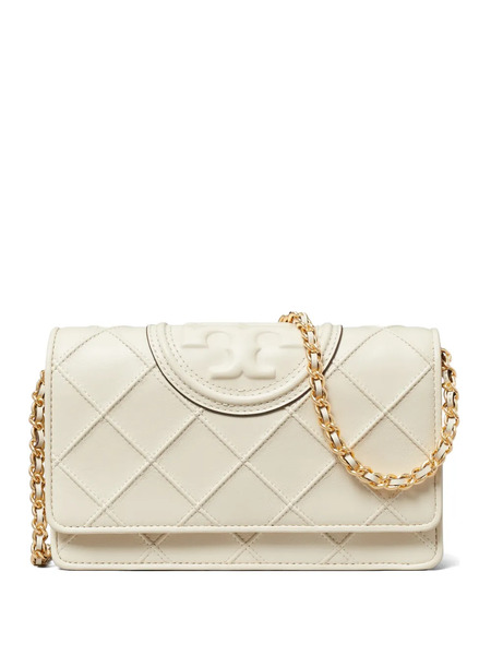  Tory Burch Small Fleming Soft Shoulder Bag - White 
