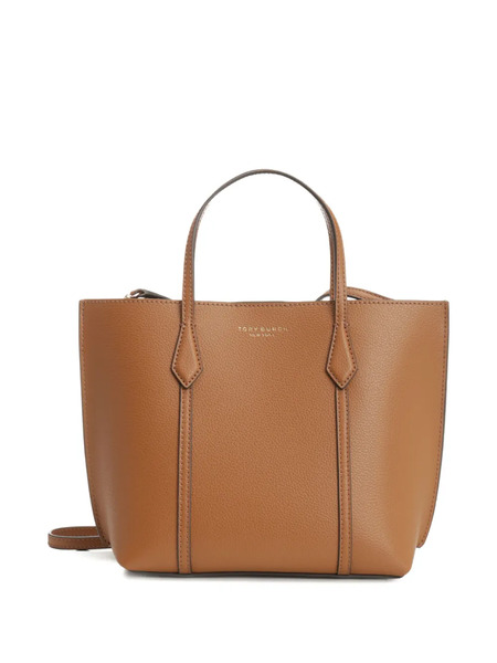  Tory Burch Small Perry Leather Tote Bag - Brown 