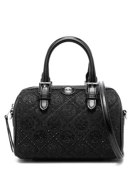  Tory Burch Small T Monogram Tote Bag - Black 