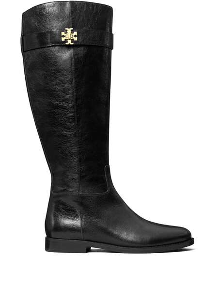  Tory Burch T Lock Knee Boots - Black 