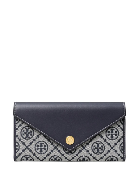 Tory Burch T Monogram Wallet - Blue 