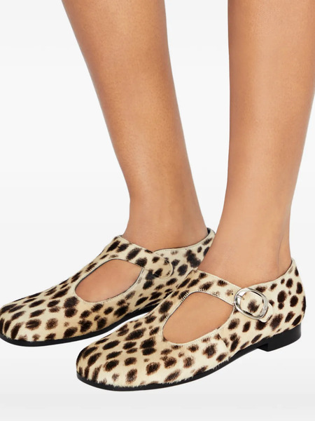  Tory Burch T Strap Violet Buckle Shoes - Neutrals 
