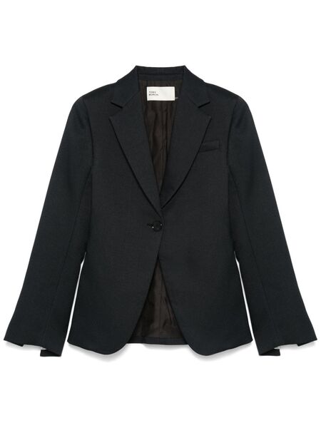  Tory Burch Textured Crepe Blazer - Black 