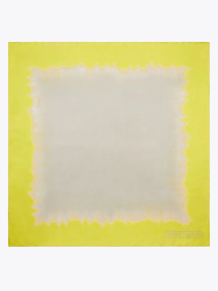  Tory Burch Tie-dye Silk Square Scarf - Neutrals 