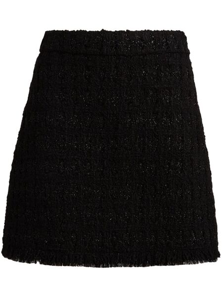  Tory Burch Tweed Mini Skirt - Black 