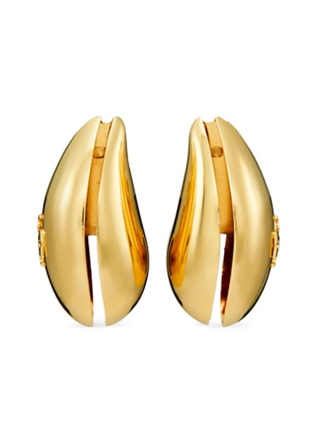  Tory Burch Wave Earrings - Gold 
