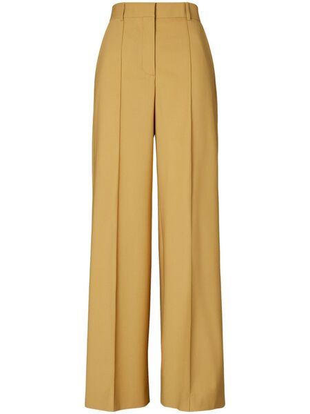  Tory Burch Wide-leg Wool Trousers - Yellow 